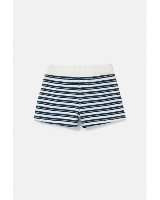 Pull&Bear Gestreepte Short in het Brown