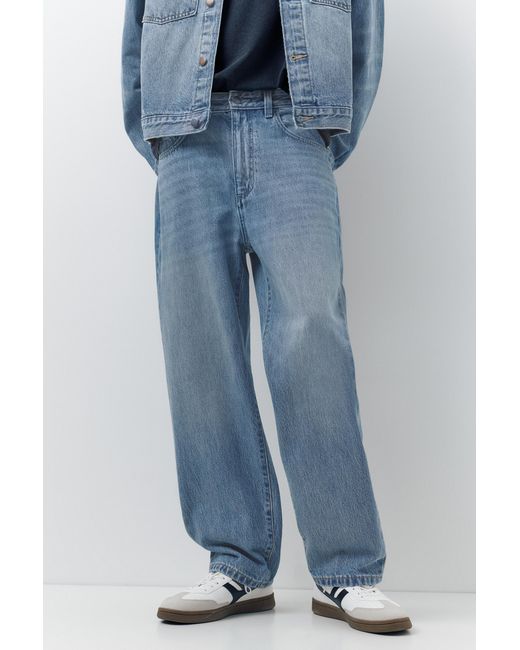 Pull&Bear Baggy Jeans in het Blue voor heren