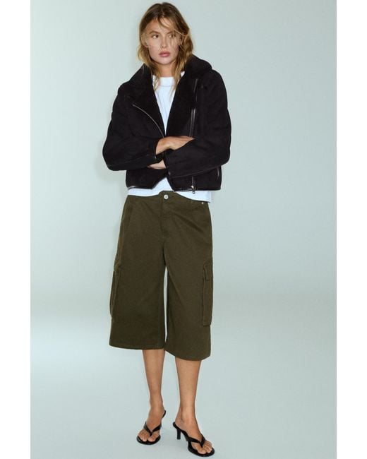Giacca Double Face di Pull&Bear in Black