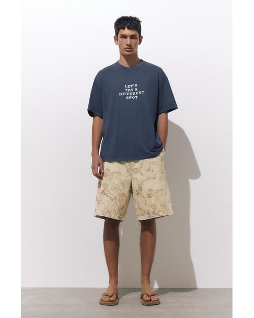 Pull&Bear Multicolor Printed Bermuda Shorts for men