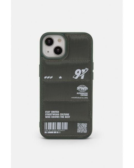 Pull&Bear Stwd Gepolsterte Iphone-Hülle in Black für Herren