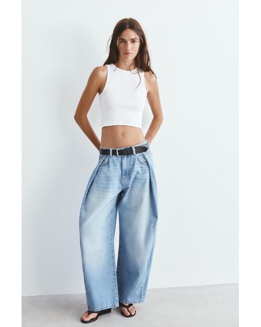 Pull&Bear Blue Tank Top