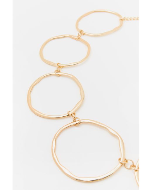 Pull&Bear Natural Circle Belt