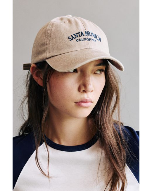 Pull&Bear Natural Santa Monica Graphic Cap