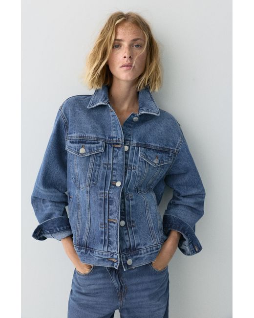 Pull&Bear Blue Denim Jacket