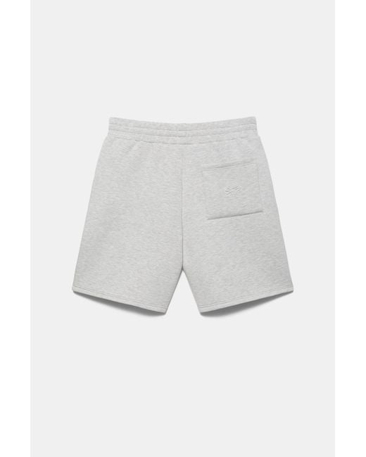 Bermuda Jogger Effetto Neoprene di Pull&Bear in Blue da Uomo