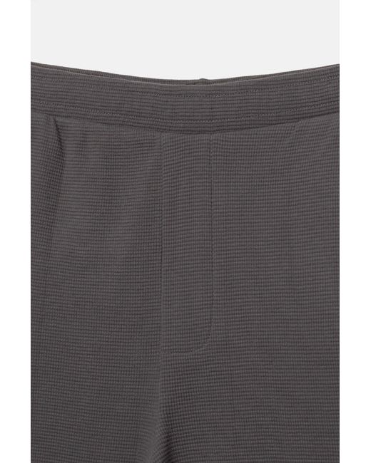 Pull&Bear Jogger-Bermuda Aus Waffelstrukturstoff in Gray für Herren