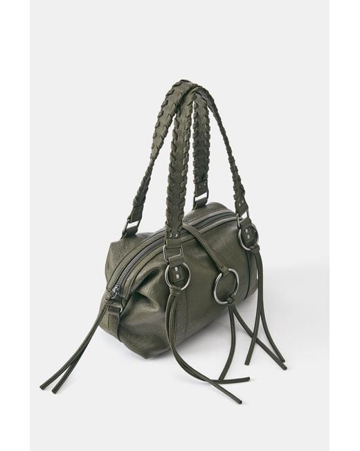 Pull&Bear Multicolor Ring Detail Shoulder Bag