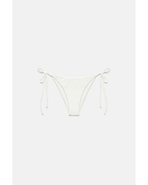 Bas De Bikini Brodé Pull&Bear en coloris Blue