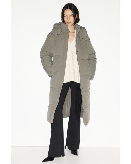 Pull&Bear Multicolor Water-Repellent Quilted Coat