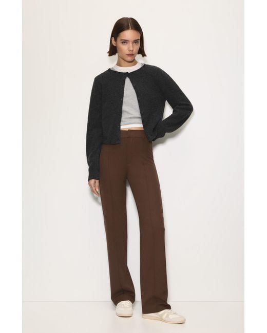 Pantaloni Eleganti Con Cucitura A Nervatura di Pull&Bear in Brown