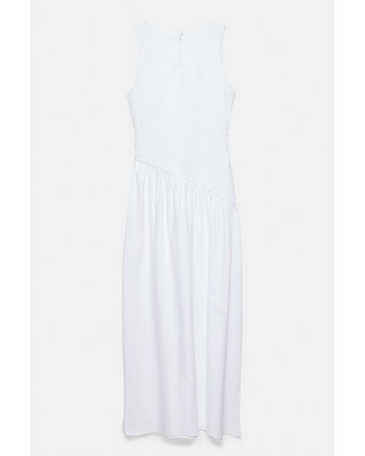 Vestito Midi di Pull&Bear in White
