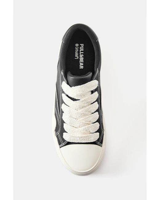 Pull&Bear Casual-Sneaker Mit Nähten in Gray für Herren