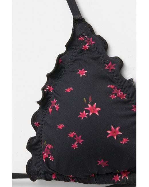 Haut De Bikini À Fleurs Pull&Bear en coloris Brown