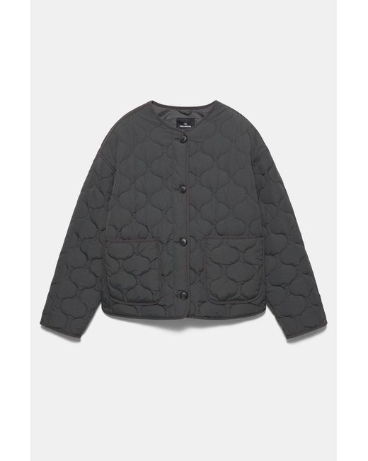 Pull&Bear Gray Lightweight Padded Jacket