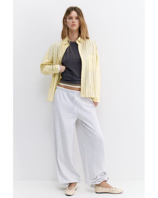 Pull&Bear Natural Striped Shirt