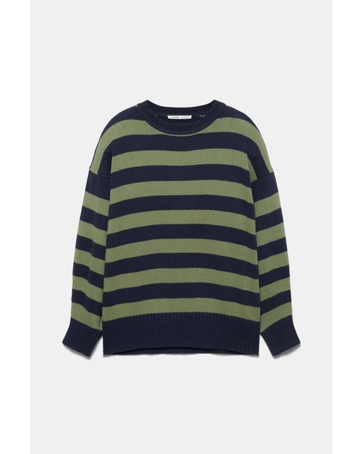 Pull Oversize Pull&Bear en coloris Blue