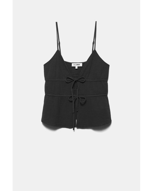 Pull&Bear Multicolor Crepe Strappy Top