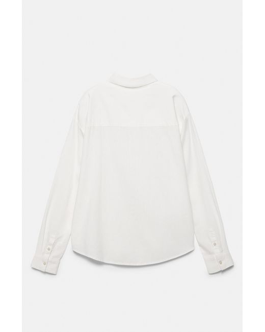 Camicia di Pull&Bear in White da Uomo