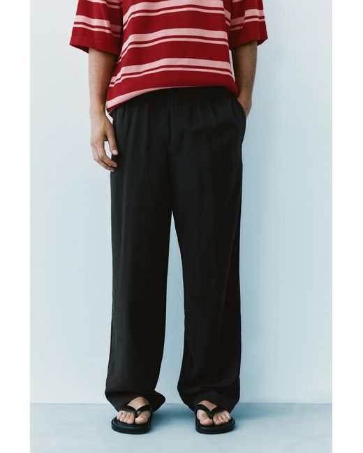 Pull&Bear Green Tailored Jogging Trousers for men