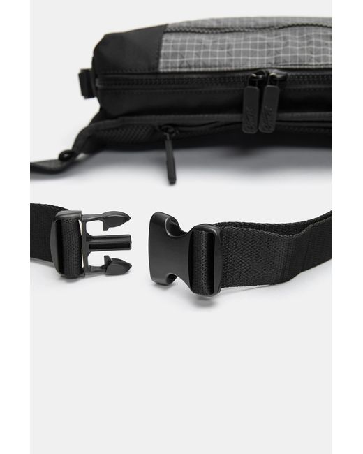 Pull&Bear Black Stwd Technical Belt Bag for men