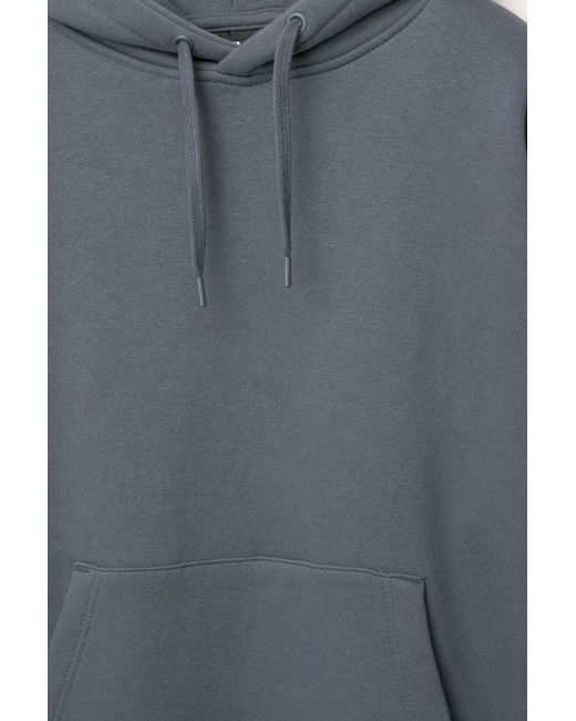 Pull&Bear Basic Hoodie in het Gray voor heren