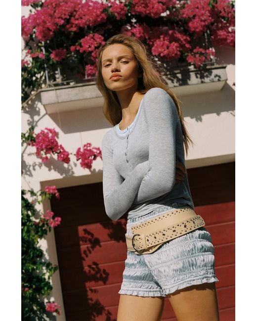 Pull&Bear Multicolor Wide Studded Belt