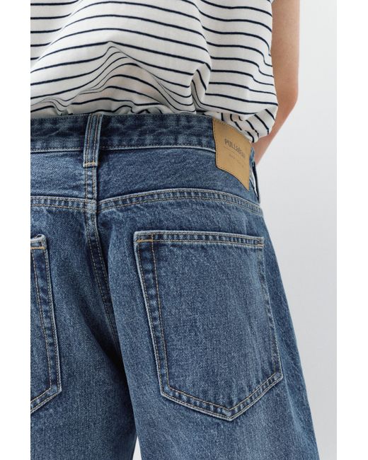 Pull&Bear White Standard Jeans for men