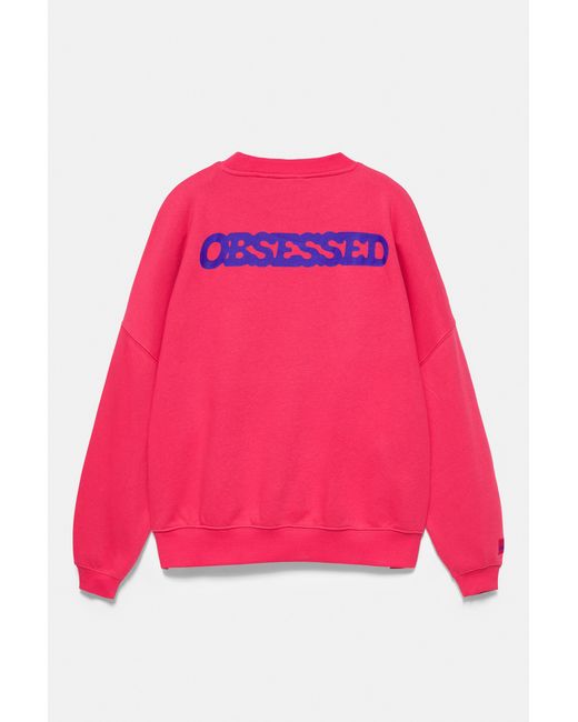 Sweat Peanuts Snoopy Pull&Bear en coloris Red
