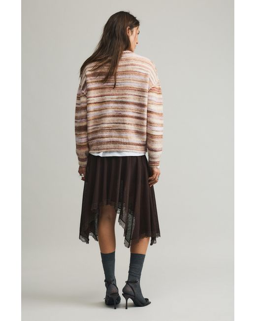Pull À Rayures Pull&Bear en coloris Brown