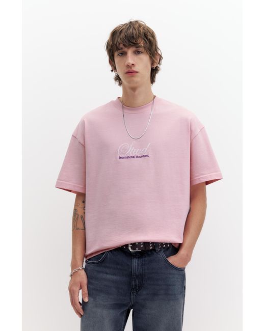 Pull&Bear Gray Stwd T-Shirt for men
