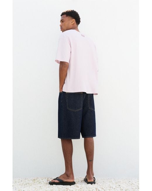 Pull&Bear Pink Relaxed Williamsburg Graphic T-Shirt for men