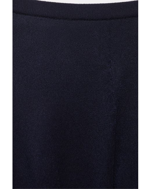 Pull&Bear Blue Semi-Sheer Sarouel Trousers