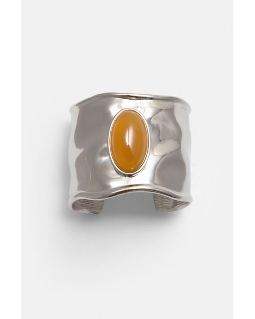 Pull&Bear White Stone Arm Cuff