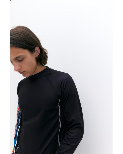 Pull&Bear Black Pleasures X Stwd High Neck T-Shirt for men