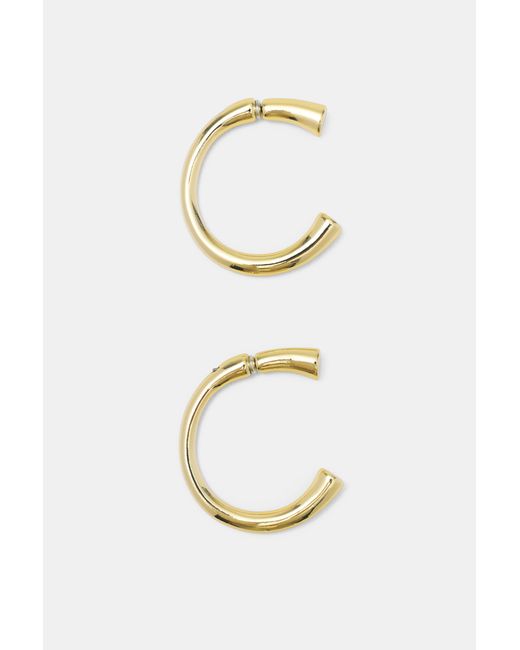 Pull&Bear Metallic Hoop Earrings