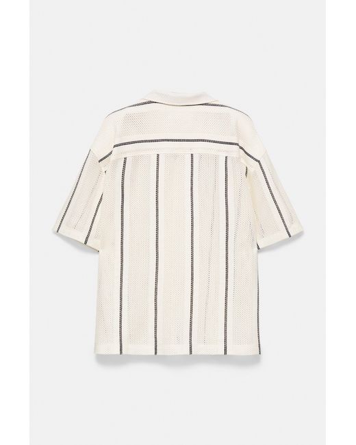 Camicia Maniche Corte di Pull&Bear in White da Uomo