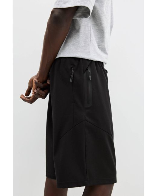 Pull&Bear Jogger-Bermudashorts Aus Interlock in White für Herren