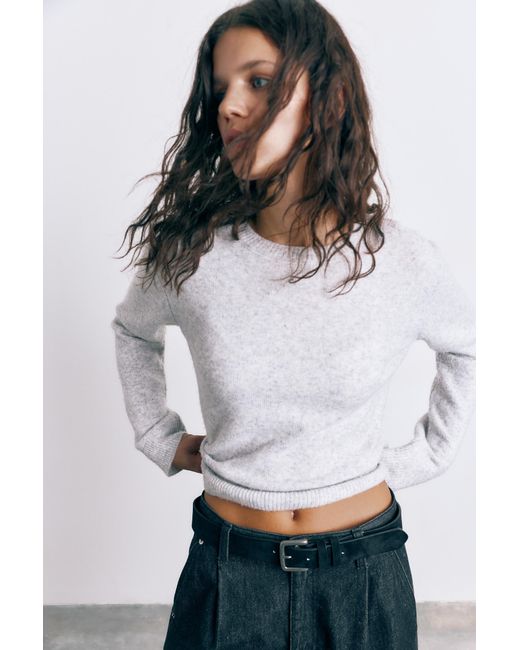 Pull&Bear Blue Soft Regular-Fit-Pullover