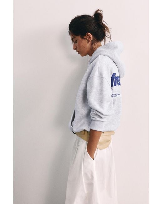 Sweat À Capuche Fresh Codes Pull&Bear en coloris White
