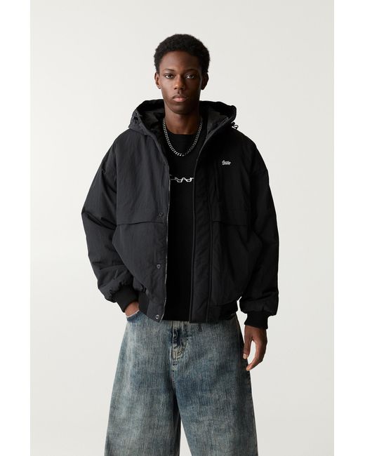Pull&Bear Black Stwd Puffer Jacket for men