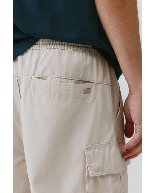 Pull&Bear Red Cargo Bermuda Shorts for men