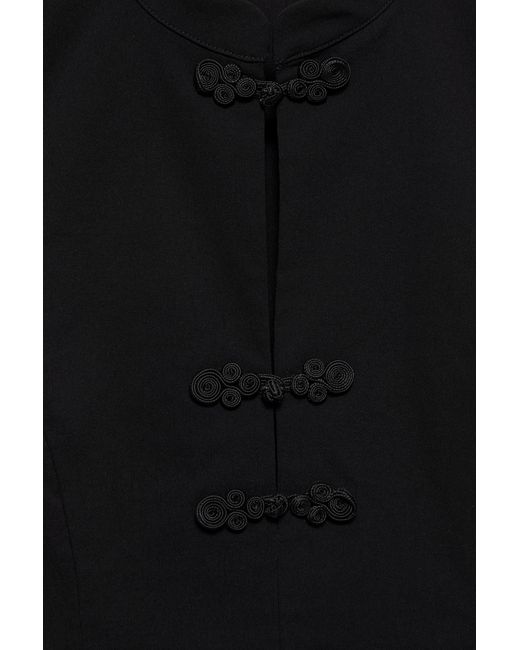 Top Con Nodi di Pull&Bear in Black