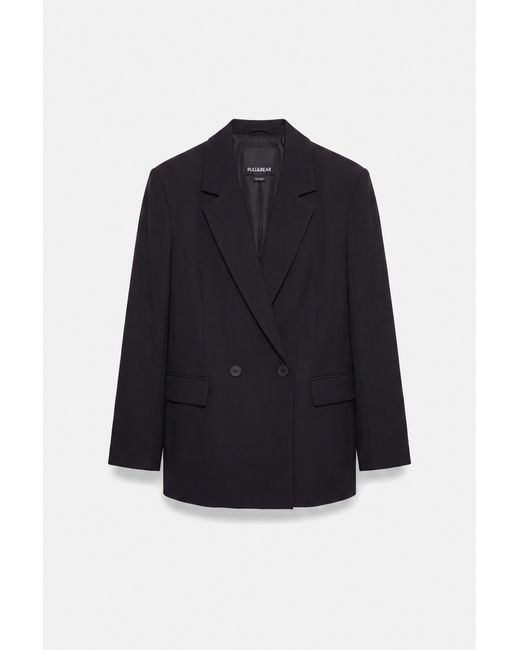 Blazer Croisé Pull&Bear en coloris Blue