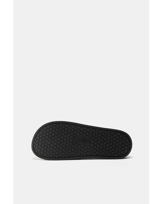 Pull&Bear White Stwd Rubber Sandals for men