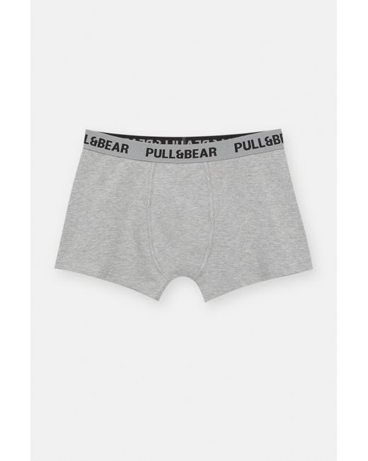 Pull&Bear White Pack Of 3 Boxers for men