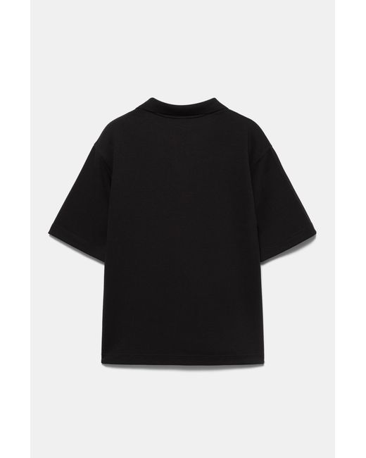 Pull&Bear Interlock Polo Met Korte Mouw in het Blue voor heren