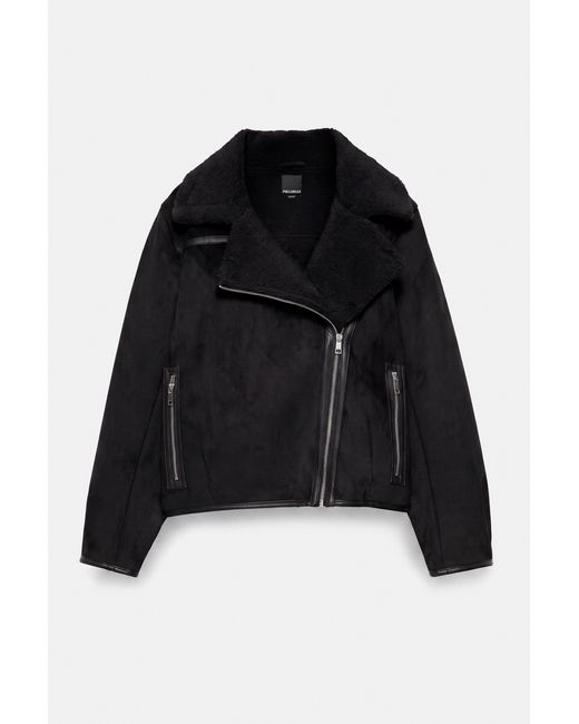Giacca Double Face di Pull&Bear in Black