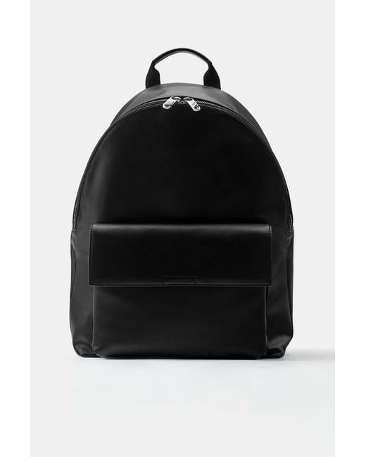 Pull&Bear Blue Casual Flap Backpack for men