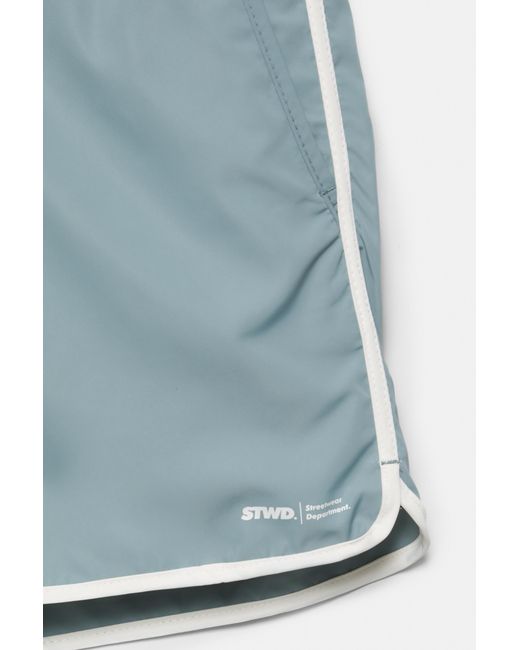 Pull&Bear Blue Stwd Board Shorts for men